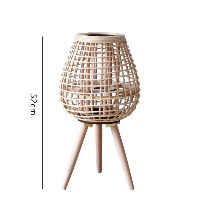 Dekorative Rattan-Laterne Brehn