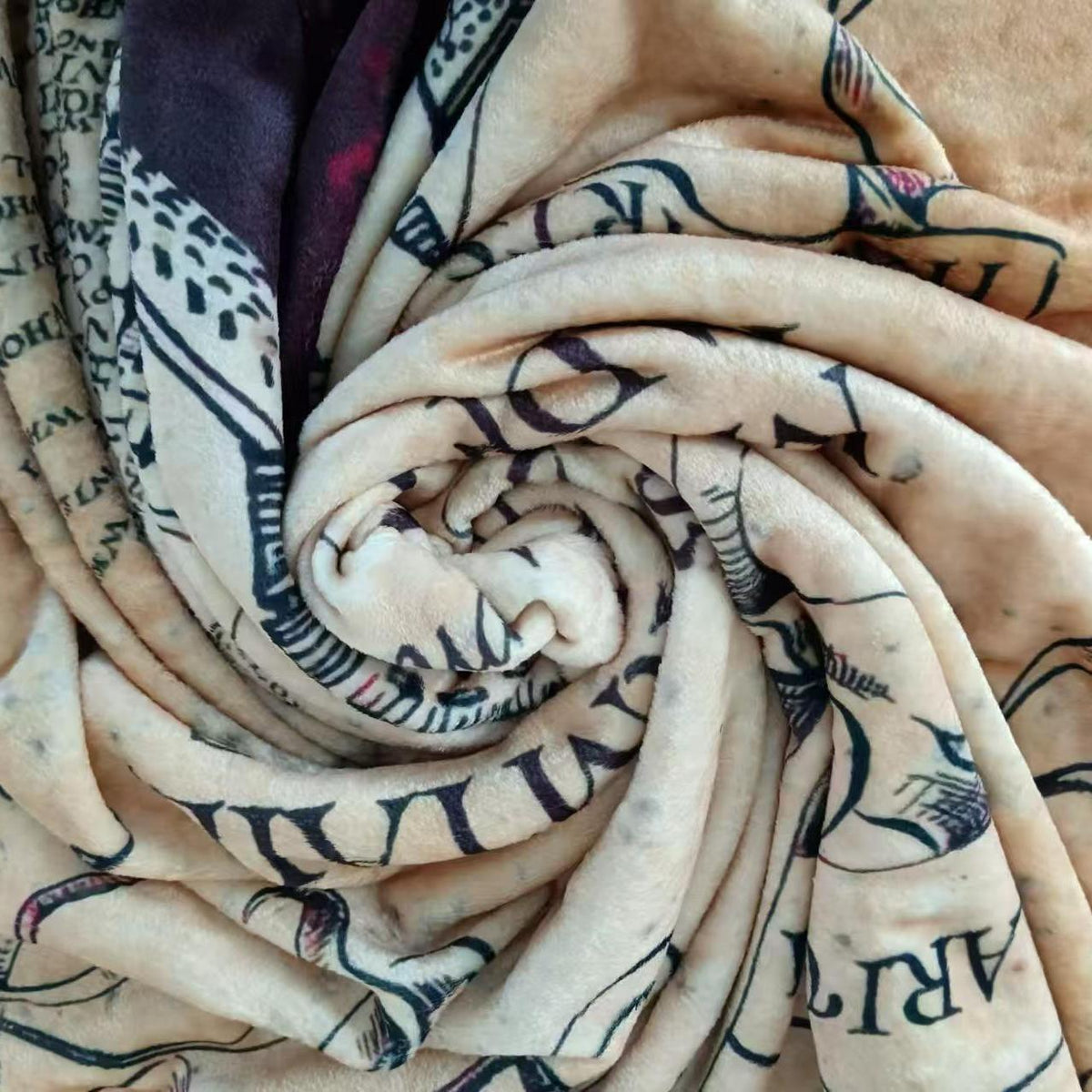 Themen Fleece Wurfdecke