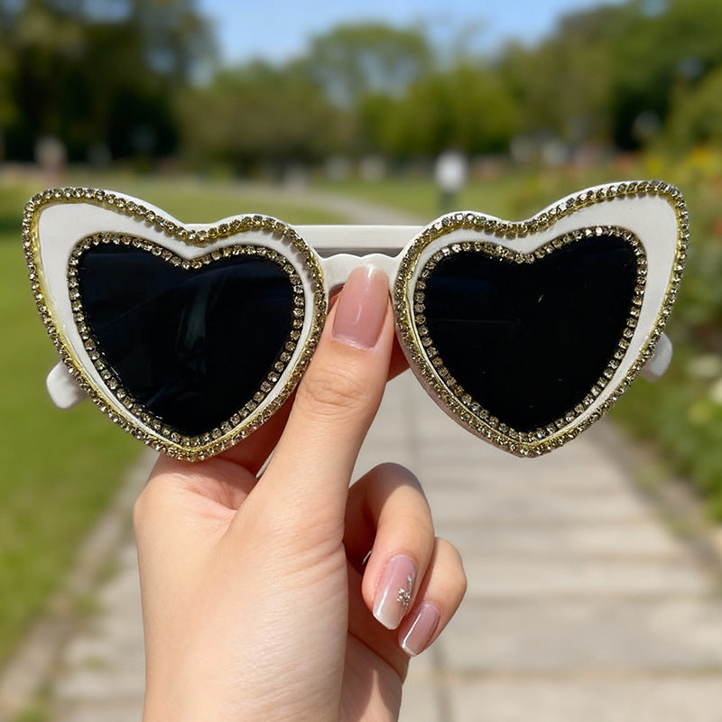 Glamouröse Herzrahmen-Sonnenbrille Brehn