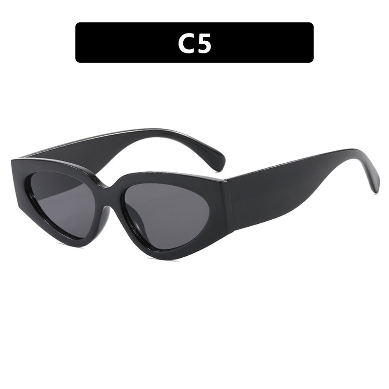Damen Cat-Eye Sonnenbrille mit extravagantem Design und schützendem UV-Filter Brehn