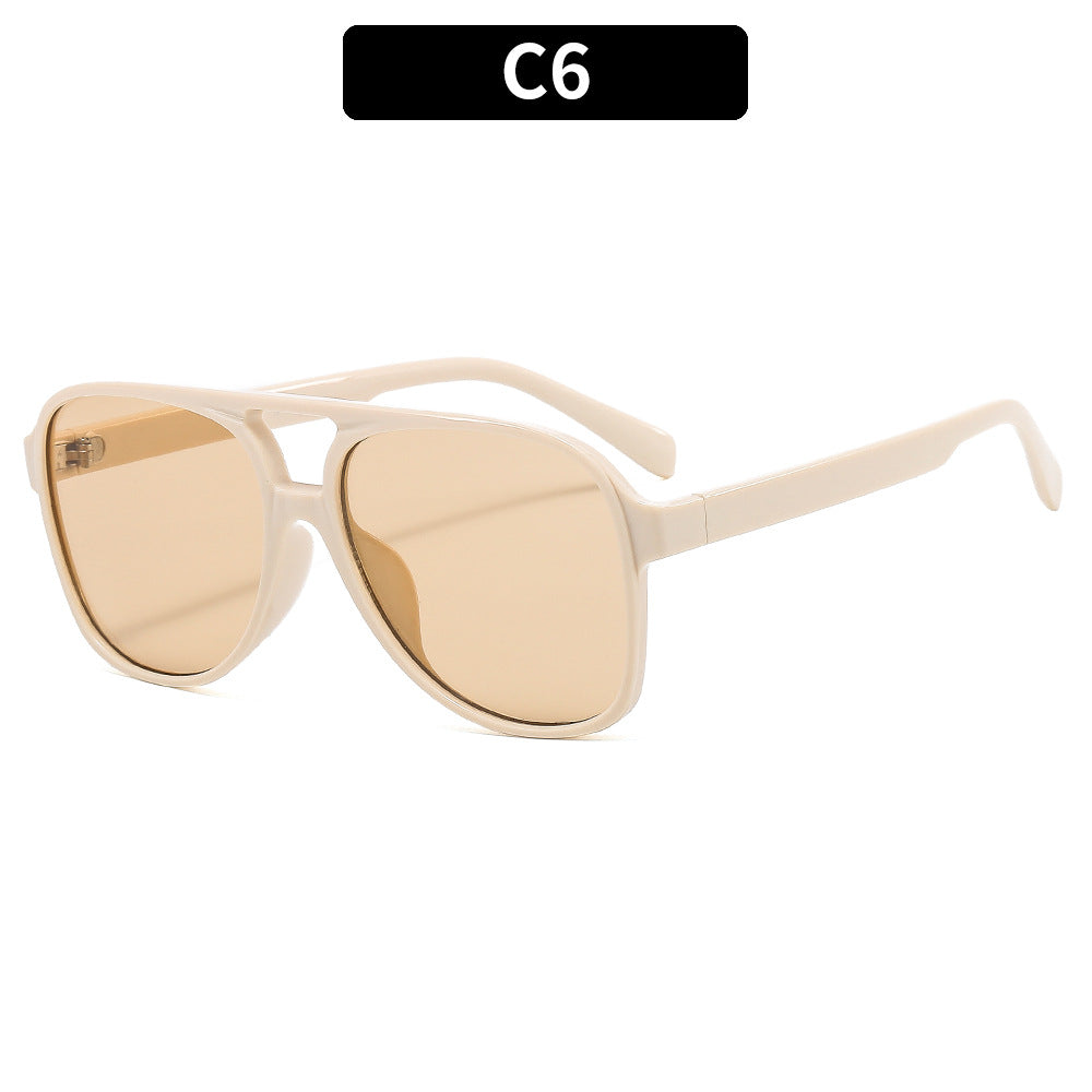 Retro-inspirierte Schildpatt-Sonnenbrille