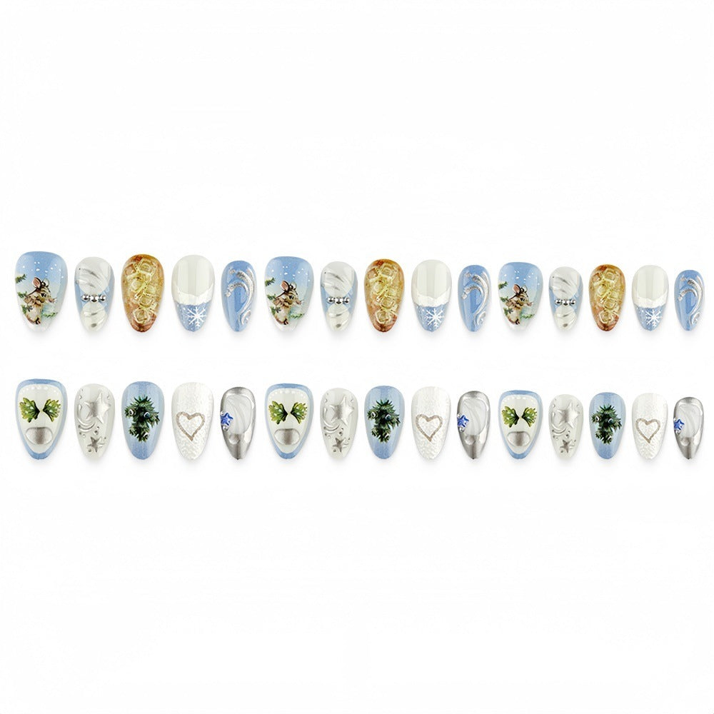 Kreatives Nageldesign-Set mit Wintermotiven Brehn