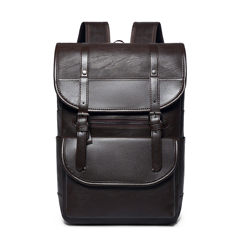Premium Leder Laptop Rucksack Brehn