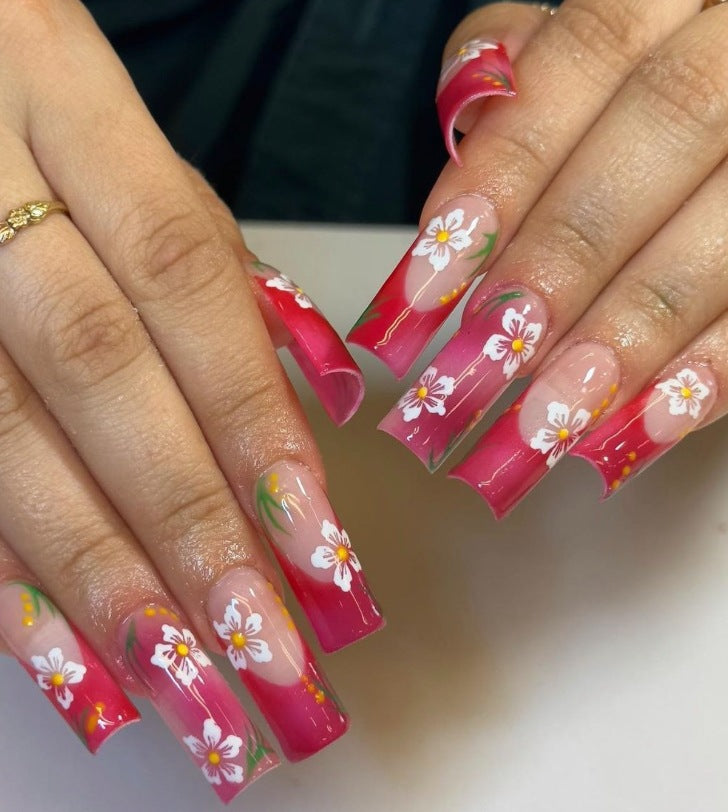 Florale Acrylnagelverzierungen Brehn 1789915564