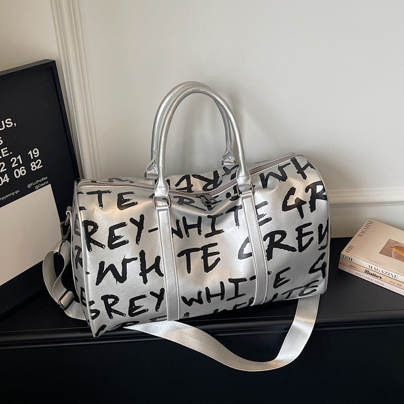 Stylischer Grafikdruck Duffelbag Brehn