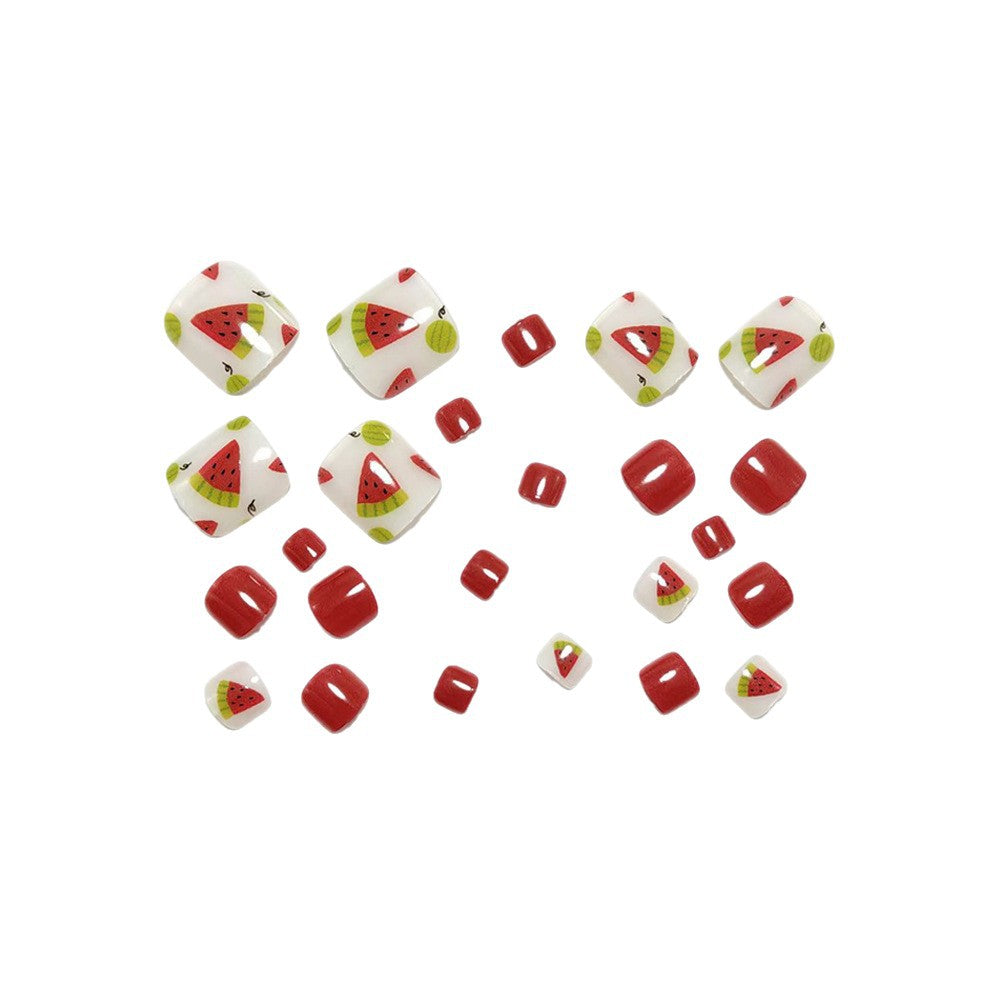 Kunstnagel-Set mit fruchtigen Designs Brehn