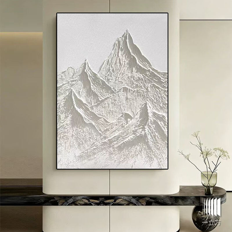 3D Bergrelief Gerahmtes Leinwandkunstwerk