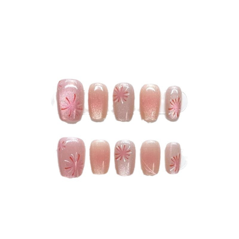 Premium Floral Press-On Nail Kollektion Brehn