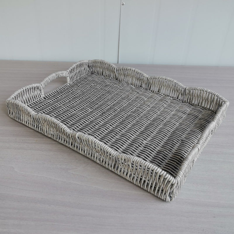 Elegante gewebte Servierplatte Brehn
