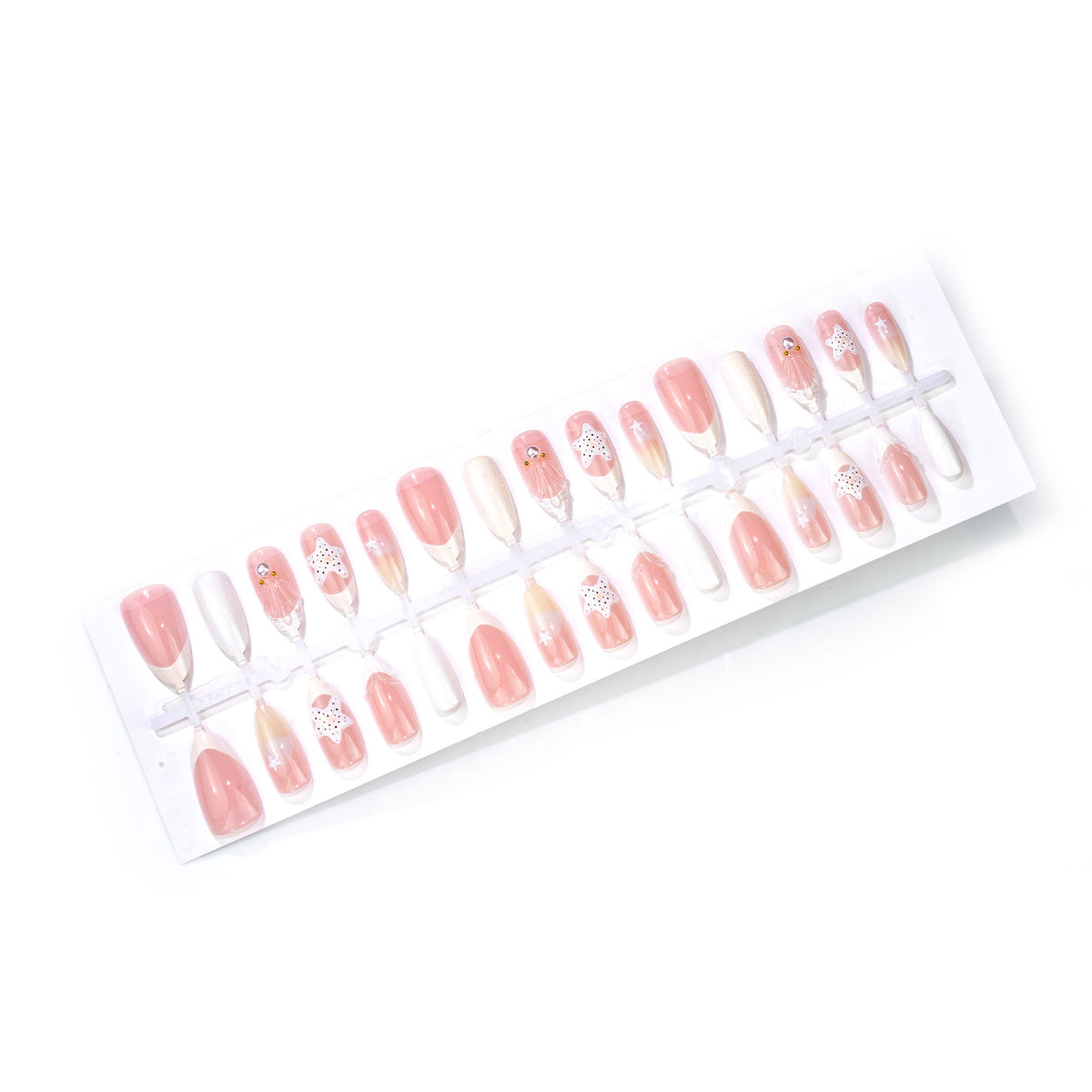 Premium Dekorative Press-On Nagelkunst Set