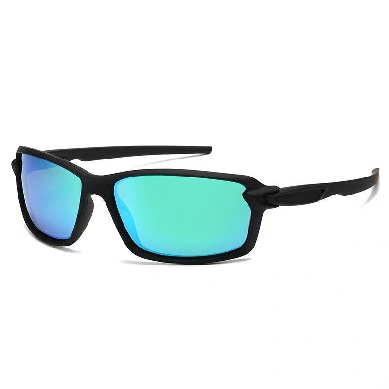 Herren nan sportliche polarisierte Sonnenbrille mit leichtem flexiblen Nylonrahmen und rutschfesten Bügeln Brehn