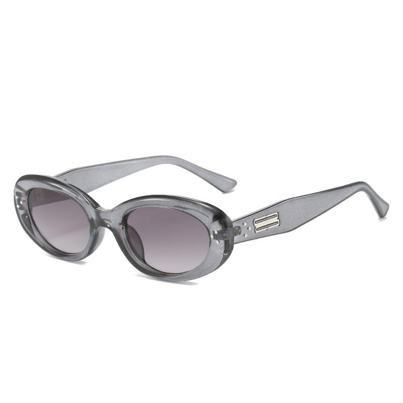 Retro-inspirierte ovale Sonnenbrille Brehn