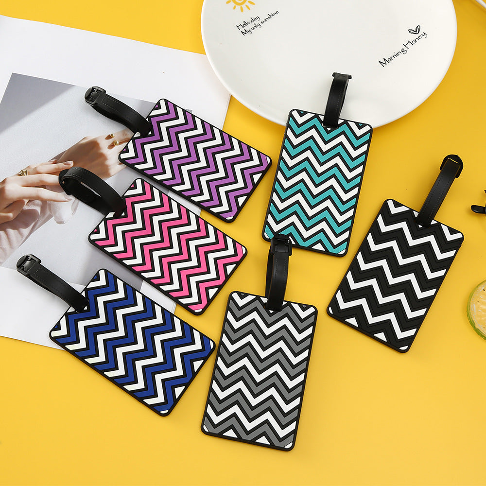 Unisex Chevron-Muster Gepäckanhänger Brehn