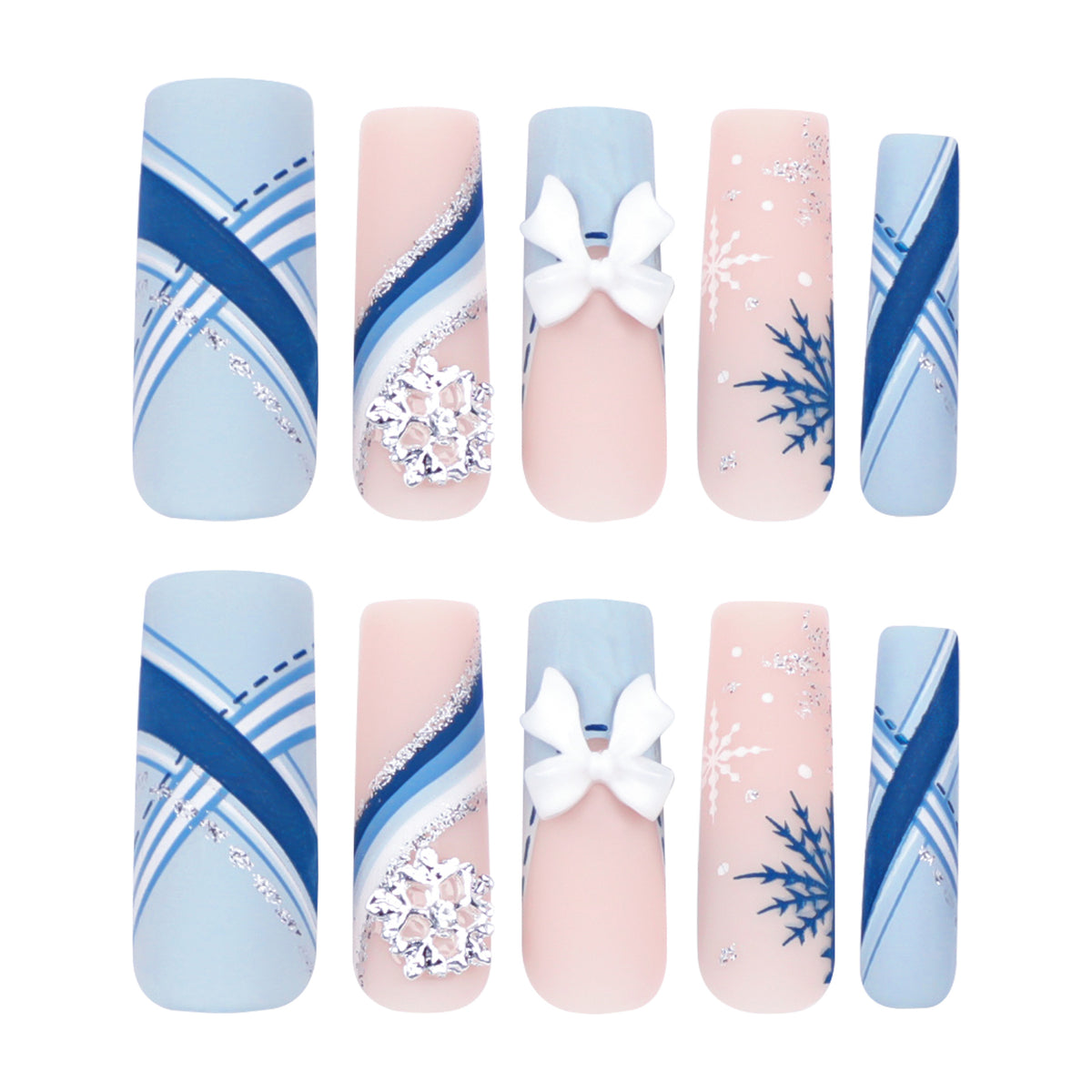 Premium Nagelverlängerungen mit luxuriösem Winterdesign Brehn