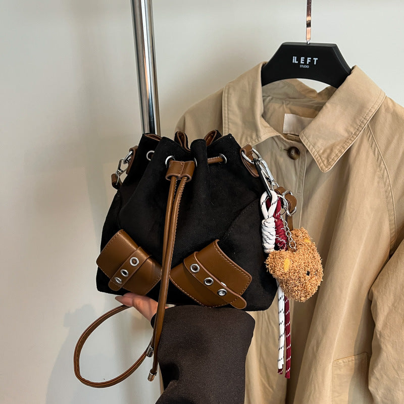 Suede Bucket Bag Brehn
