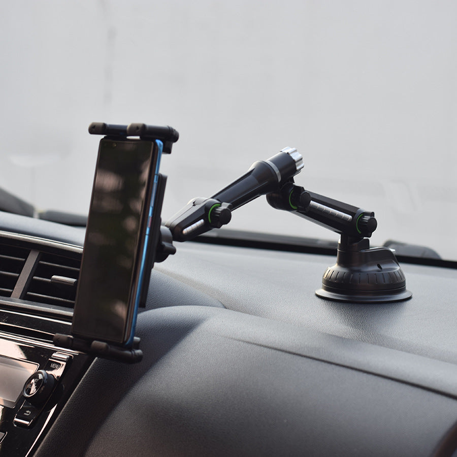 verstellbarer teleskopischer Auto-Windschutzscheiben-Tablet-Halter mit schwerer Saugnapf-Befestigung Brehn