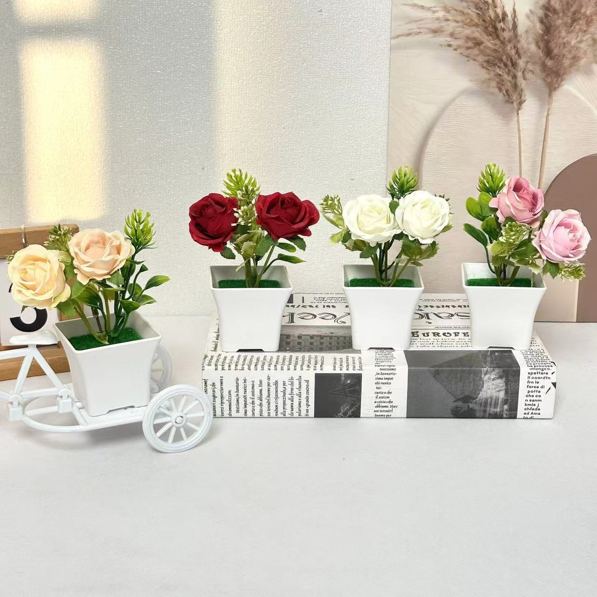 Elegante dekorative Blumenarrangement für die Heimdekoration