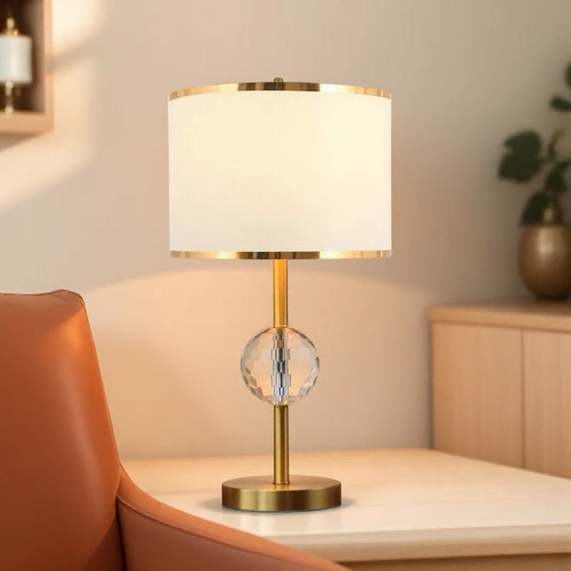 Elegante Kristall Akzent Tischlampe