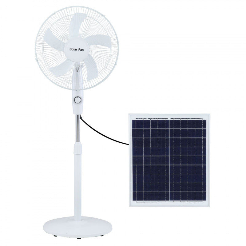 Unisex Solarbetriebenes Standventilator mit Fernbedienung und einstellbarer Höhe Brehn