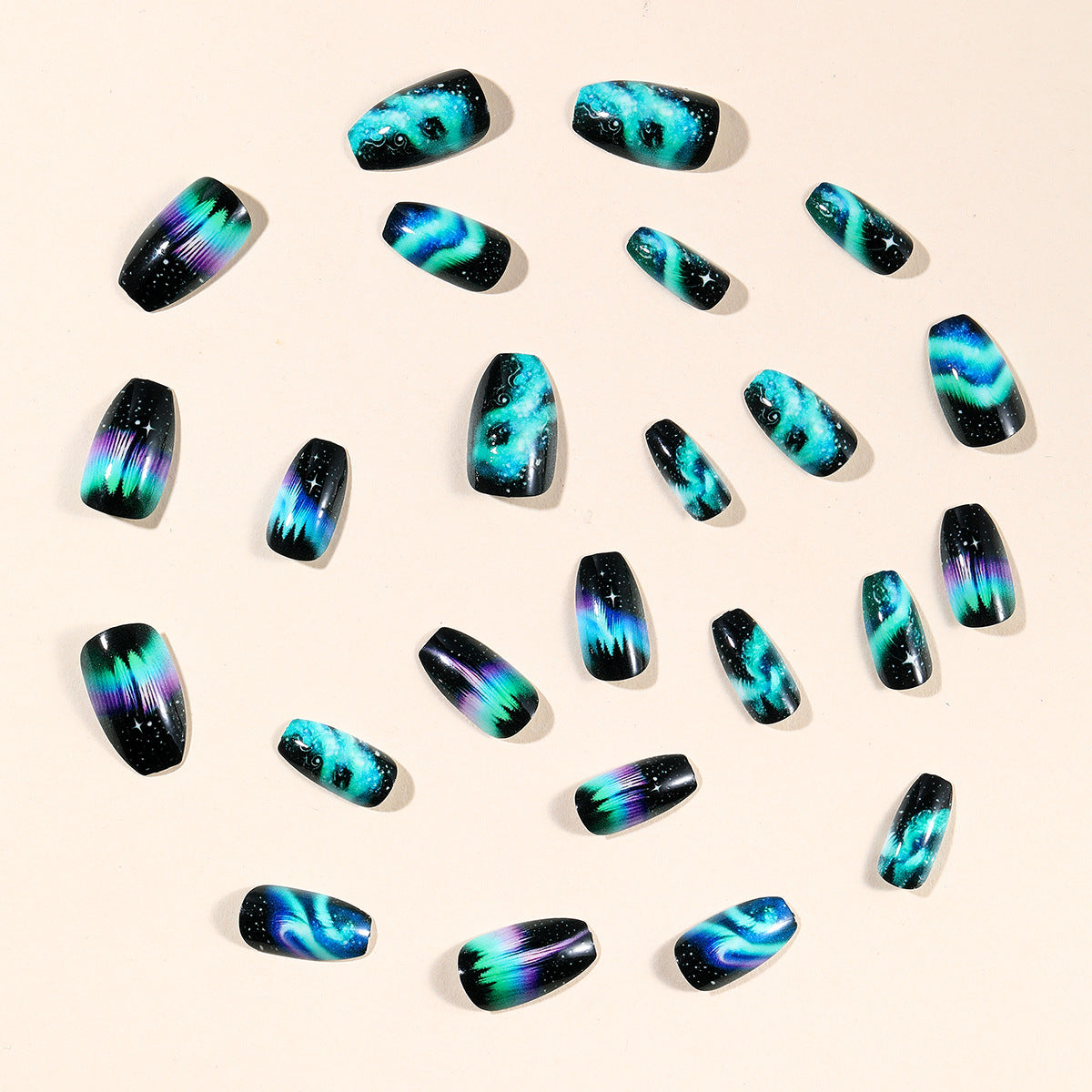 Cosmic Aurora Nagelkunst Set Brehn
