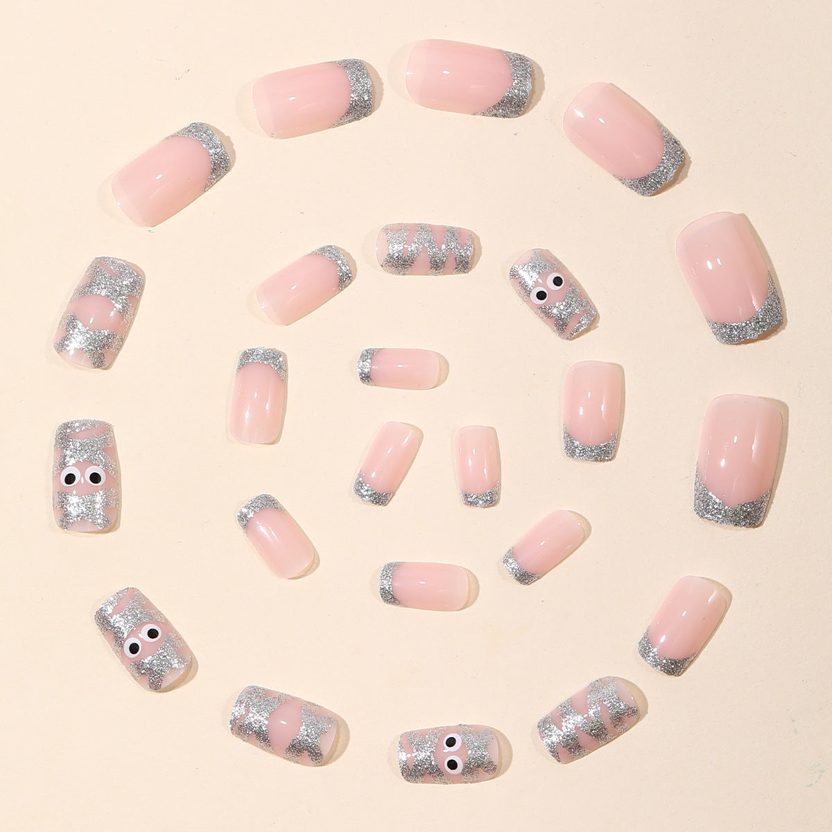 Halloween-inspirierte 3D-Nagelkunst-Set Brehn