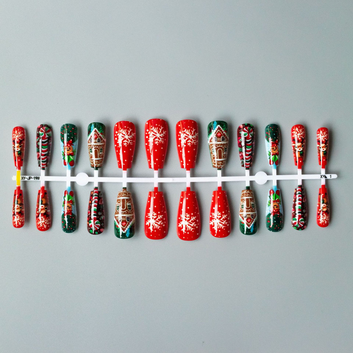 Festliches Weihnachts-Nagelkunst-Design-Kit