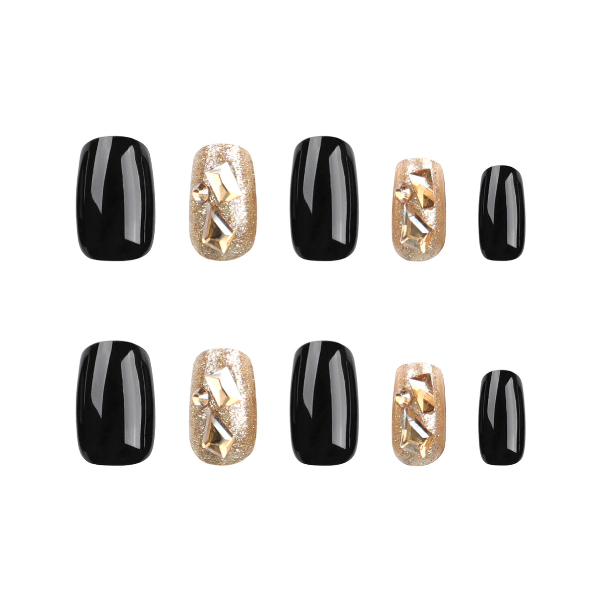 Kunstvolle Nagelkunst mit luxuriösem Glitzerdesign Brehn