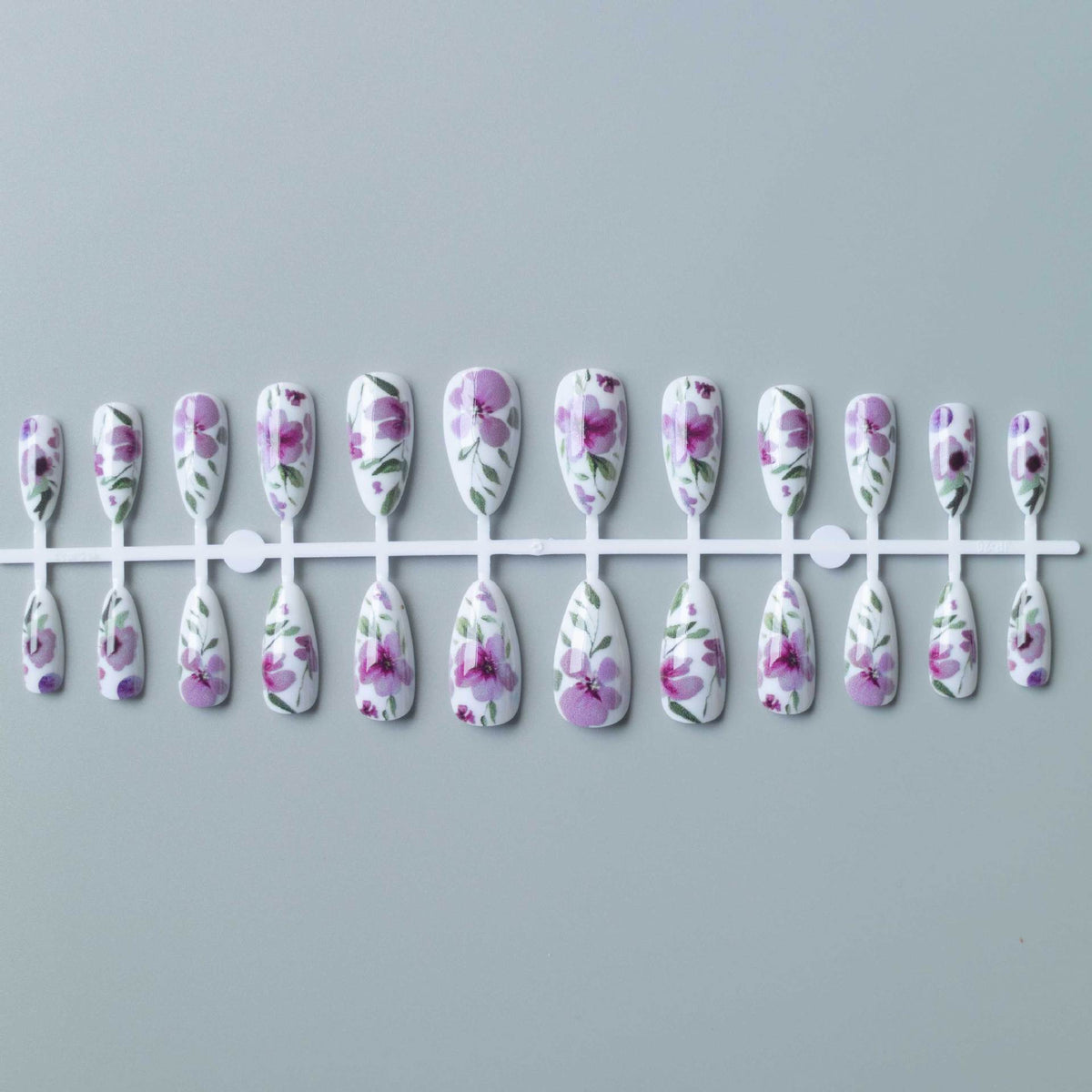 Blumen-Aquarell-Nagelkunst-Set