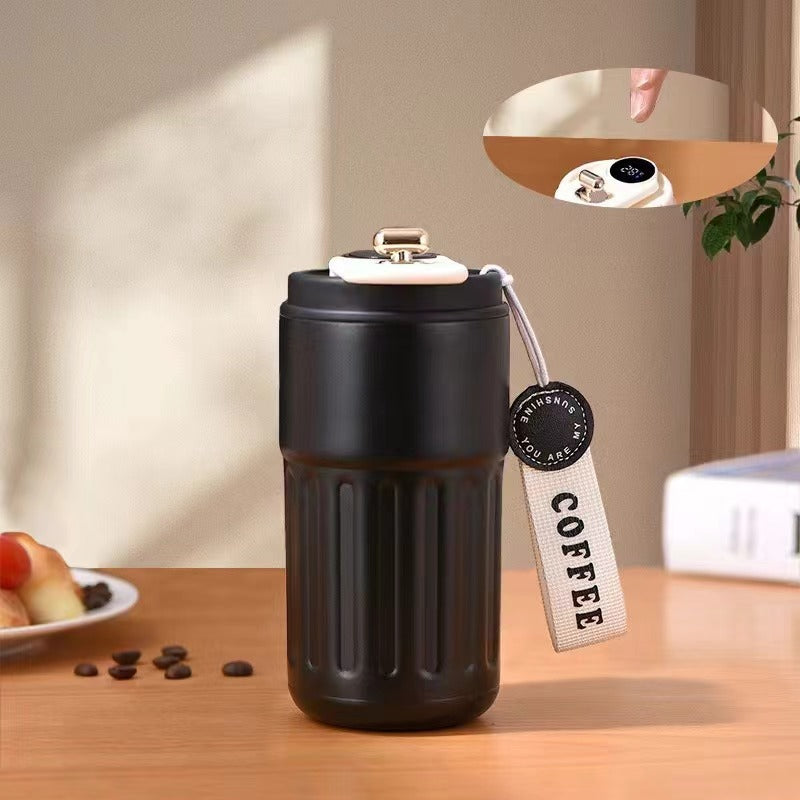 Unisex isolierter Kaffeebecher mit praktischem Deckel Brehn