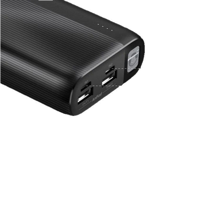 Hochkapazitäts- tragbares Ladegerät mit dualen USB-Anschlüssen und LED-Display Brehn