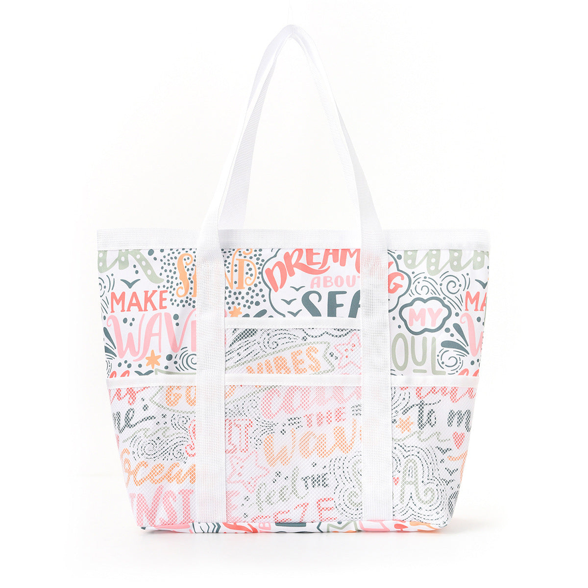 Geräumige Strandtasche mit Atmungsaktivem Netzdesign Brehn