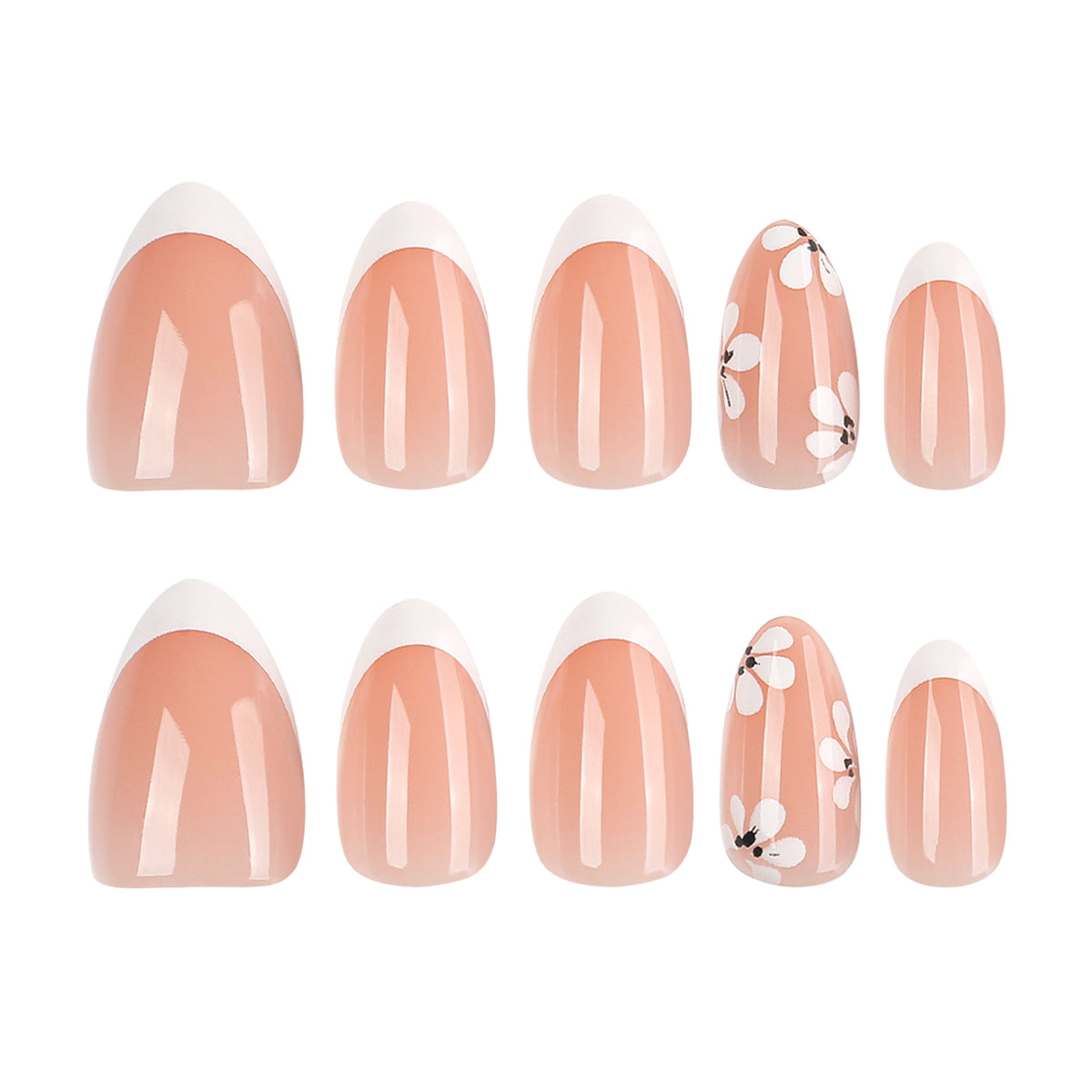 Kunstvoll verzierte Nagelkunst Brehn