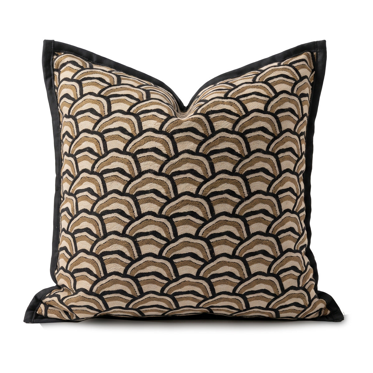 Dekoratives Kissen im modernen Patchwork-Stil
