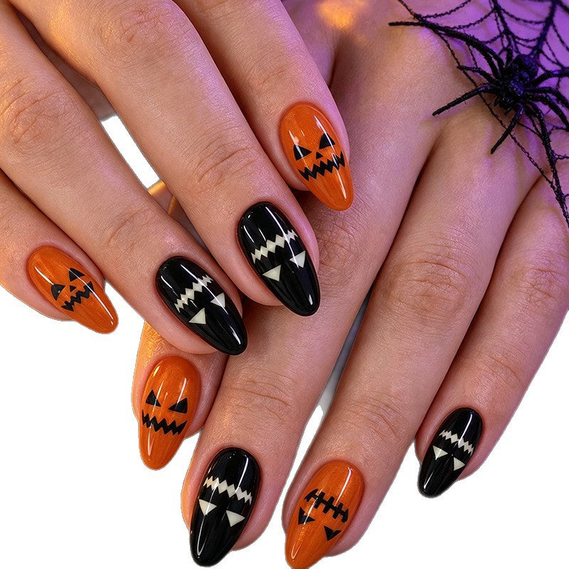 Halloween-Themen Stiletto-Nagelkunst Brehn
