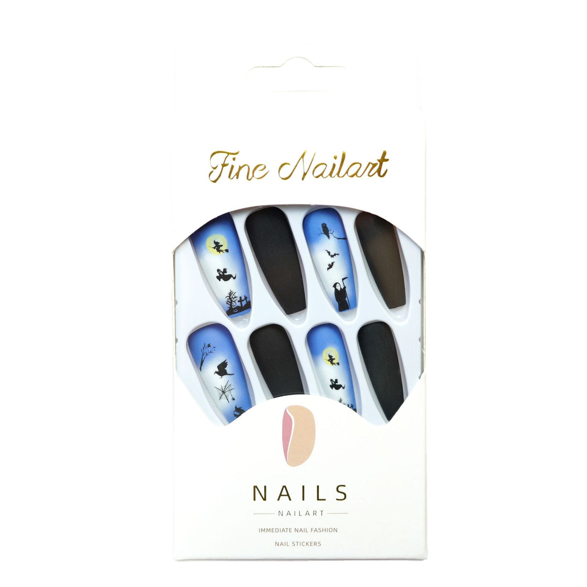 Halloween-Themen Nagelkunst Brehn