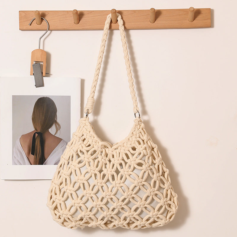 Handgefertigte Makramee Schultertasche Brehn