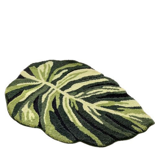 Monstera-Blatt-förmiger Teppich Brehn