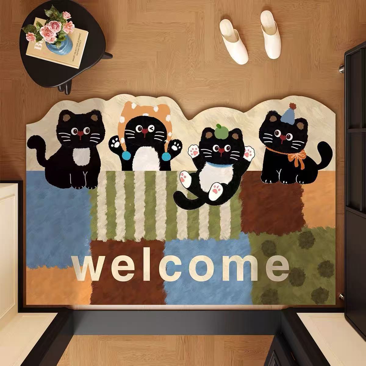 Katzen-Themen Willkommenmatte