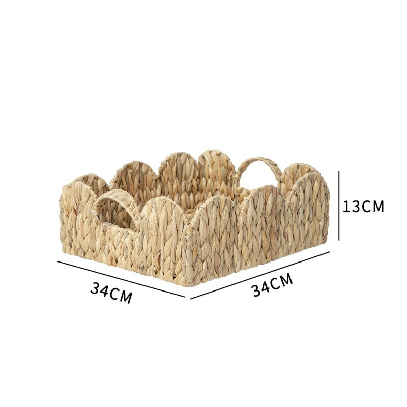 Dekorative geflochtene Tasche
