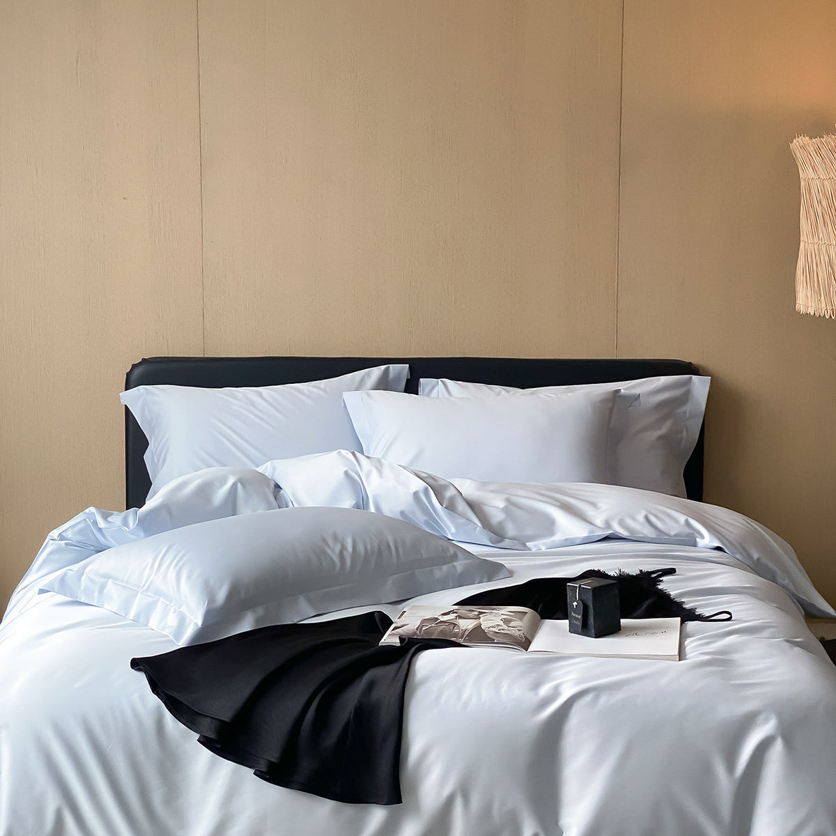 Premium Satin-Bettwäsche-Set mit seidig-glattem Finish und pflegeleichtem Material