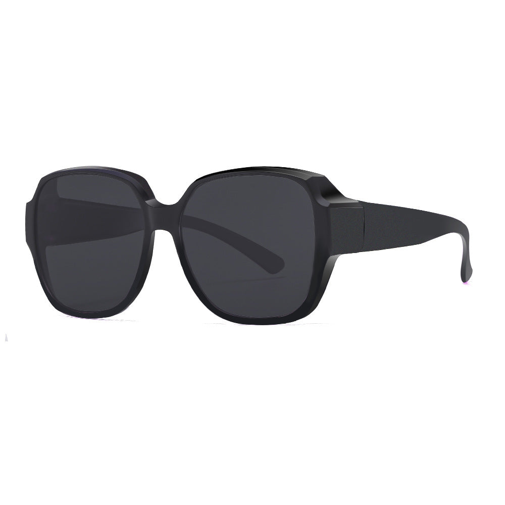 Damen Quadratische Sonnenbrille mit breitem Rahmen und UV-Schutz Brehn