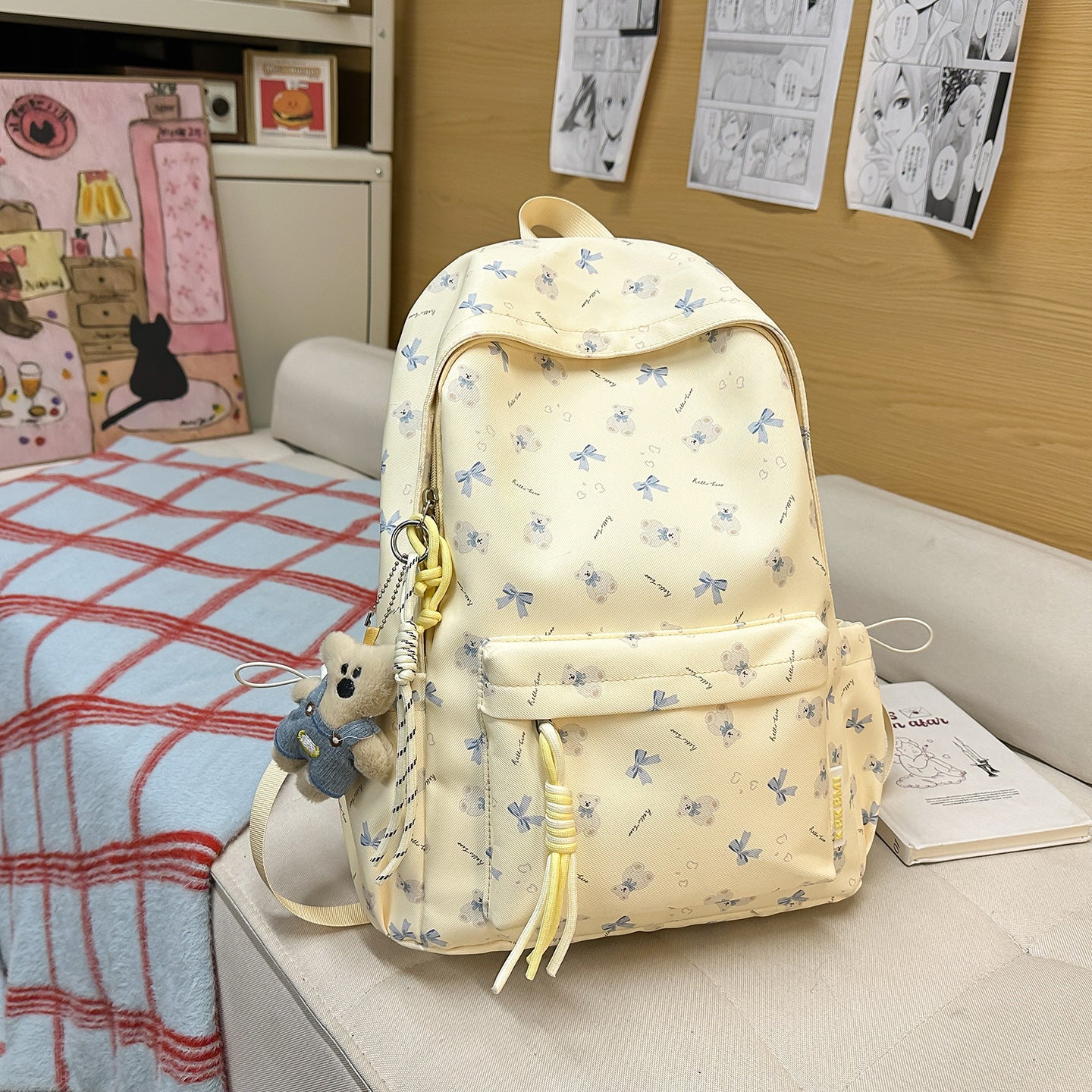 Charmanter Blumenmuster-Rucksack Brehn
