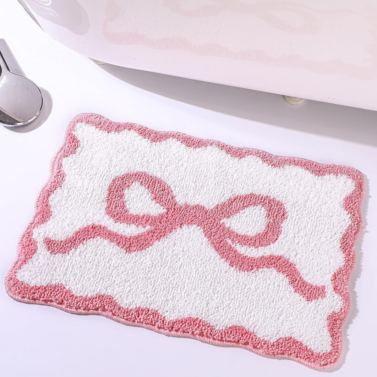 Dekorativer Toilettenteppich