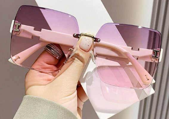 Oversized Quadrat Mode Sonnenbrille Brehn