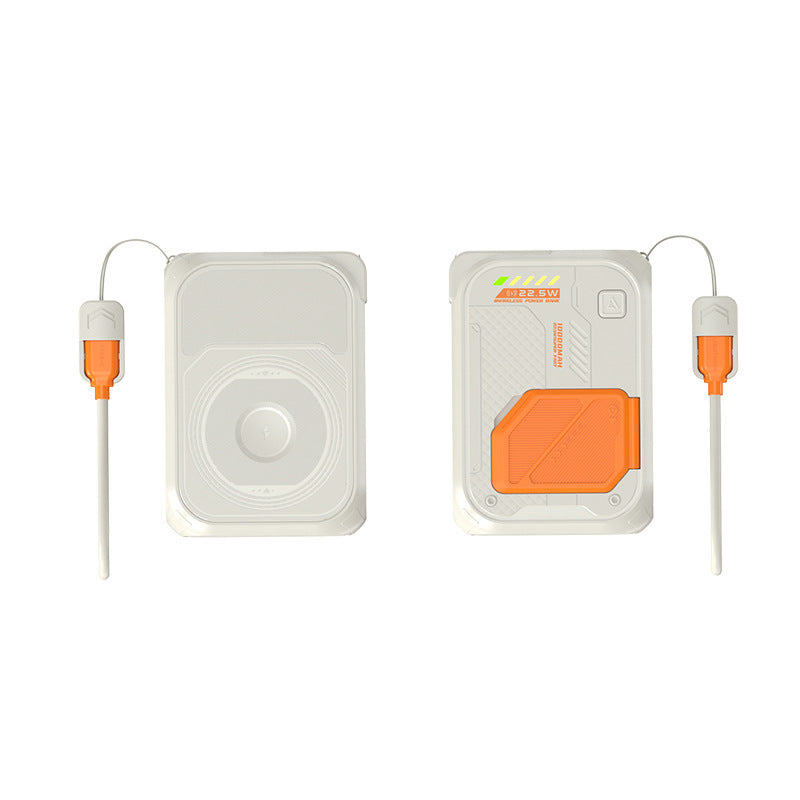Tragbare Powerbank mit Kabelloser Ladefunktion Brehn