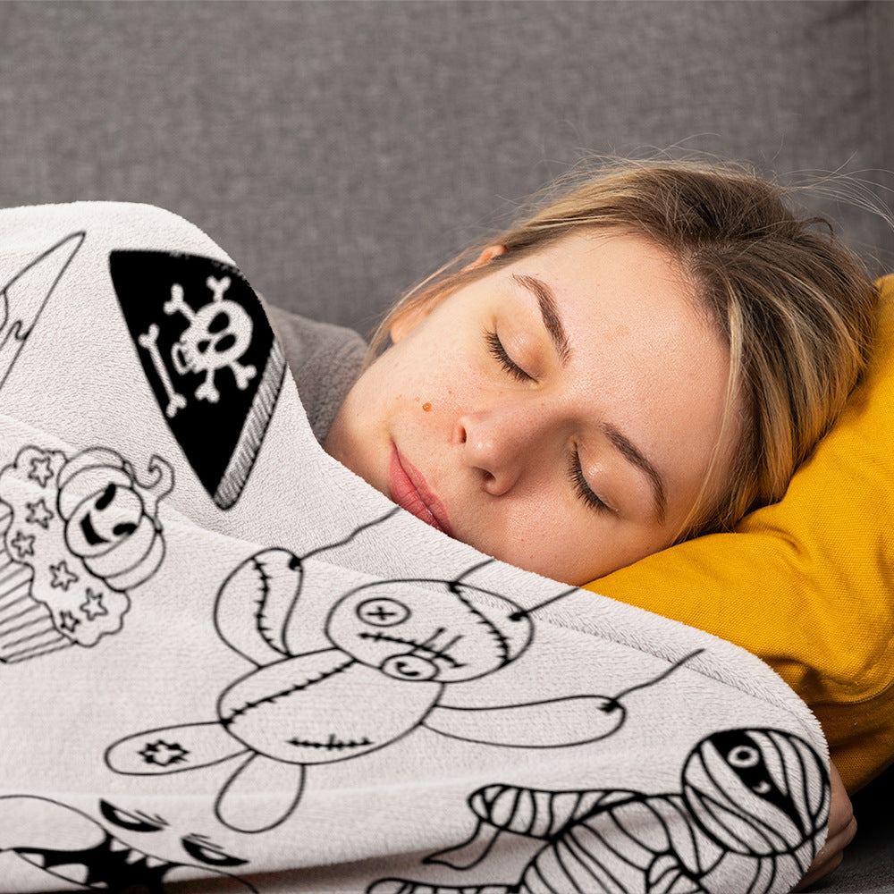 Halloween-Themen Fleece-Decke Brehn