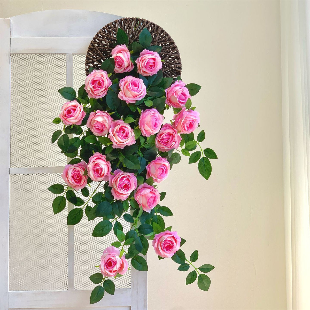 Elegante Blumen Wanddekoration