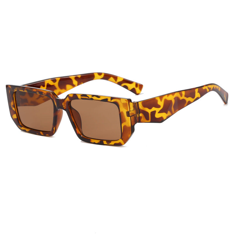 Damen Modische Rechteck-Sonnenbrille mit ausgefallenem Rahmen Brehn