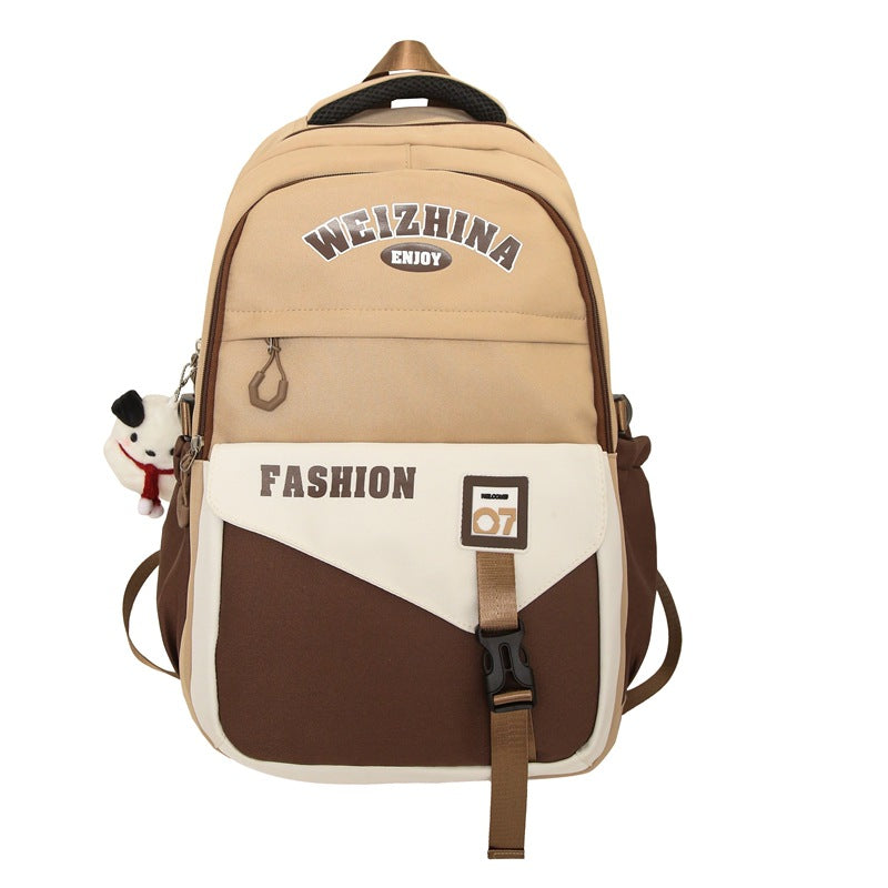 Fashion-Forward Mehrfach-Taschen Schulrucksack Brehn