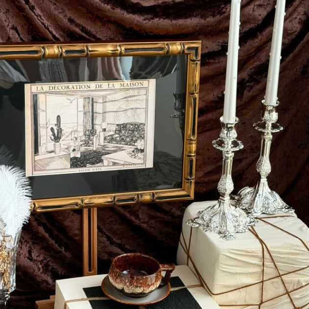 Dekorativer Vintage Kunstrahmen